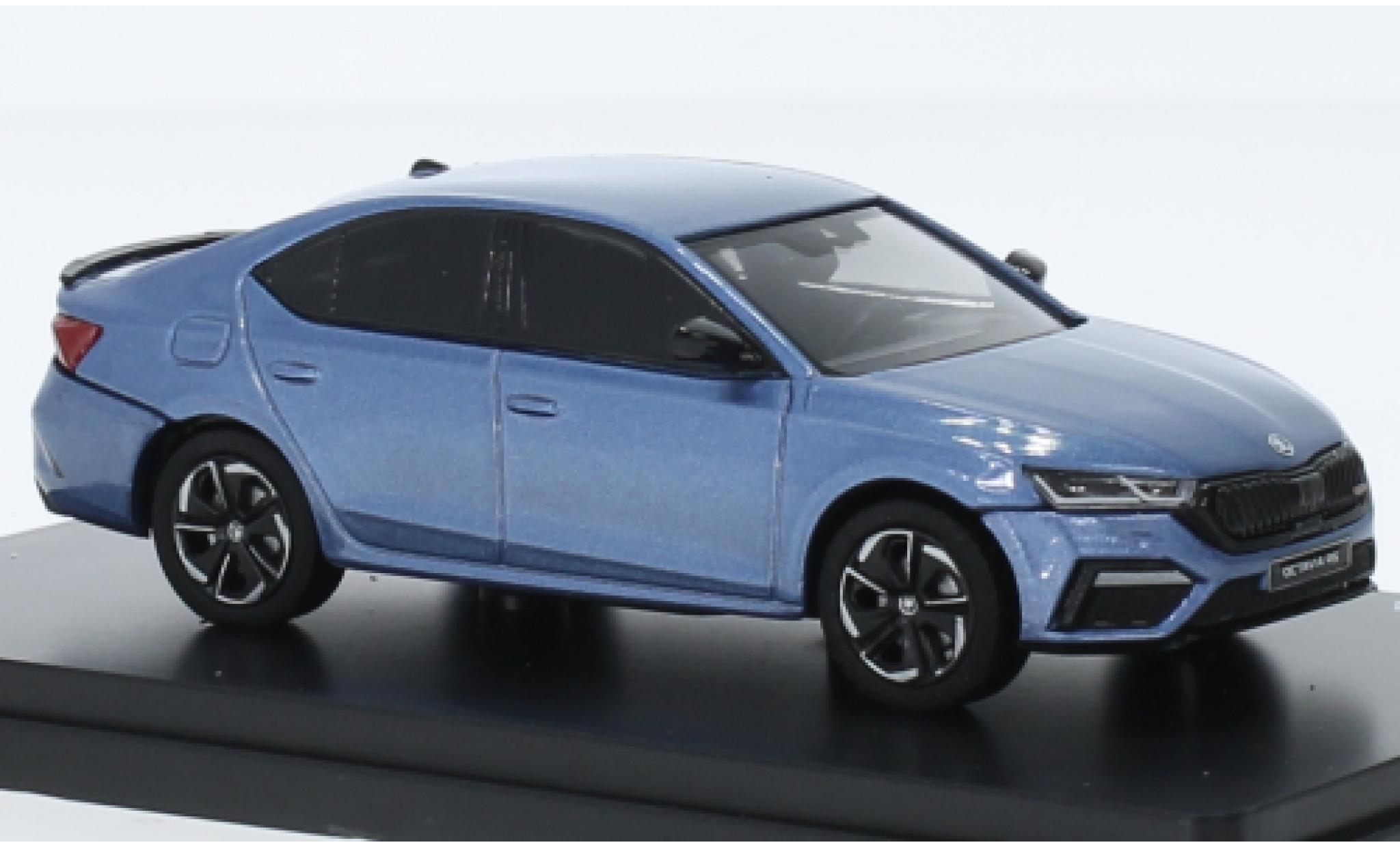 Skoda Octavia 1/43 Abrex IV RS blau 2020 1:43 coche miniatura