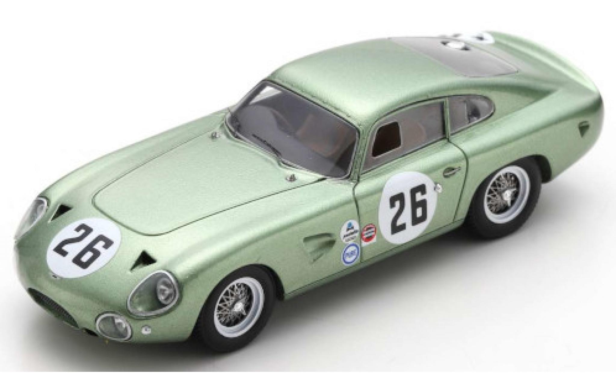 Aston Martin DP214 1/43 Spark RHD No.26 2000km Daytona 1964 R.Salvadori/M.Salmon Coche miniatura Aston Martin DP214 1/43 Spark RHD No.26 2000km Daytona 1964 R.Salvadori/M.Salmon coche miniatura