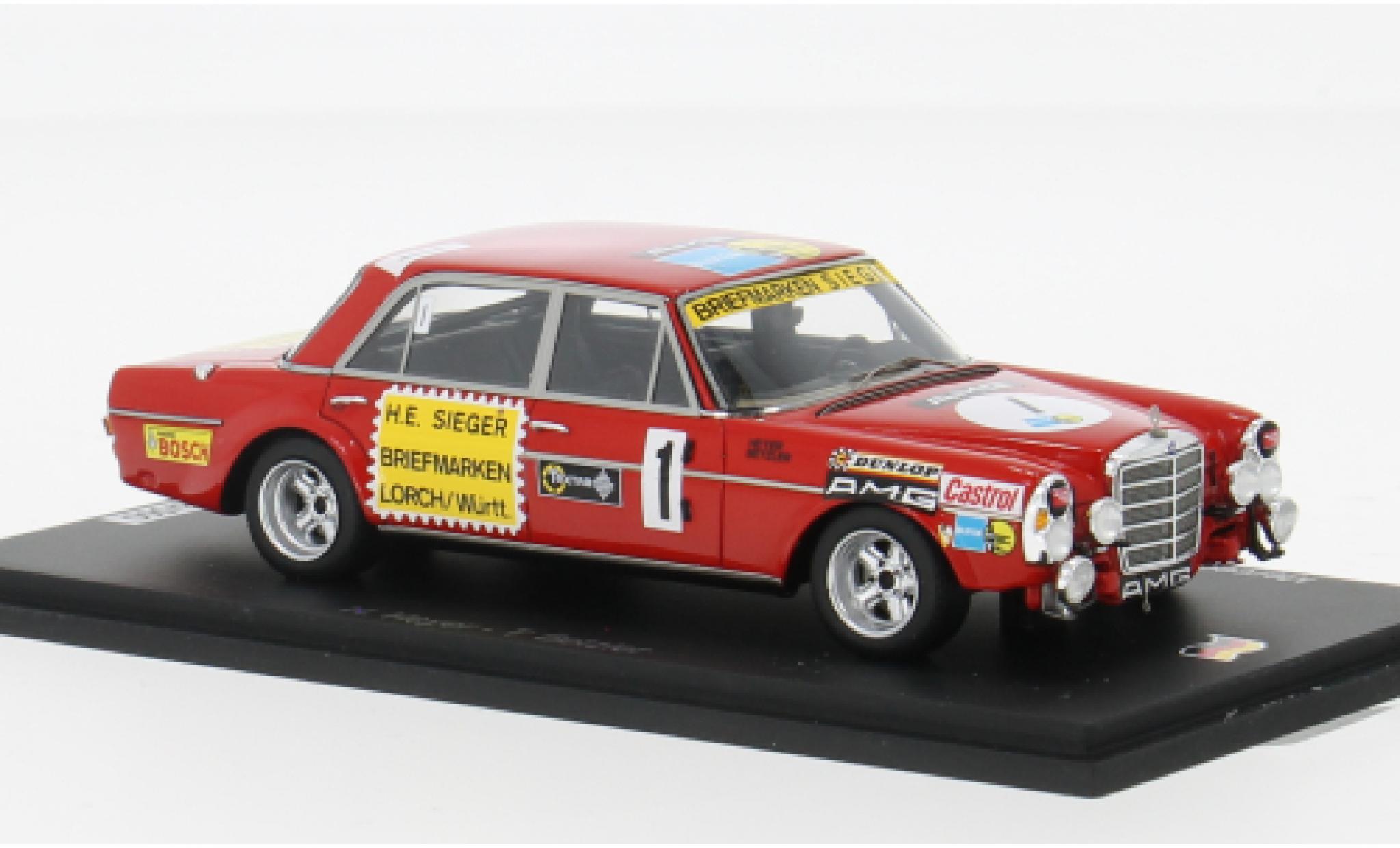Mercedes 300 Spark SEL 6.8 AMG 24h Nürburgring 1972 #1 1:43 coche miniatura