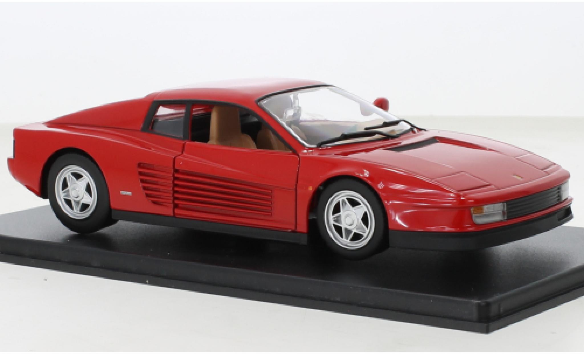 Modèle Réduit Ferrari Testarossa US Version 1984 – échelle 1/18 – Couleur Blanche – Métal – KK Scale Models