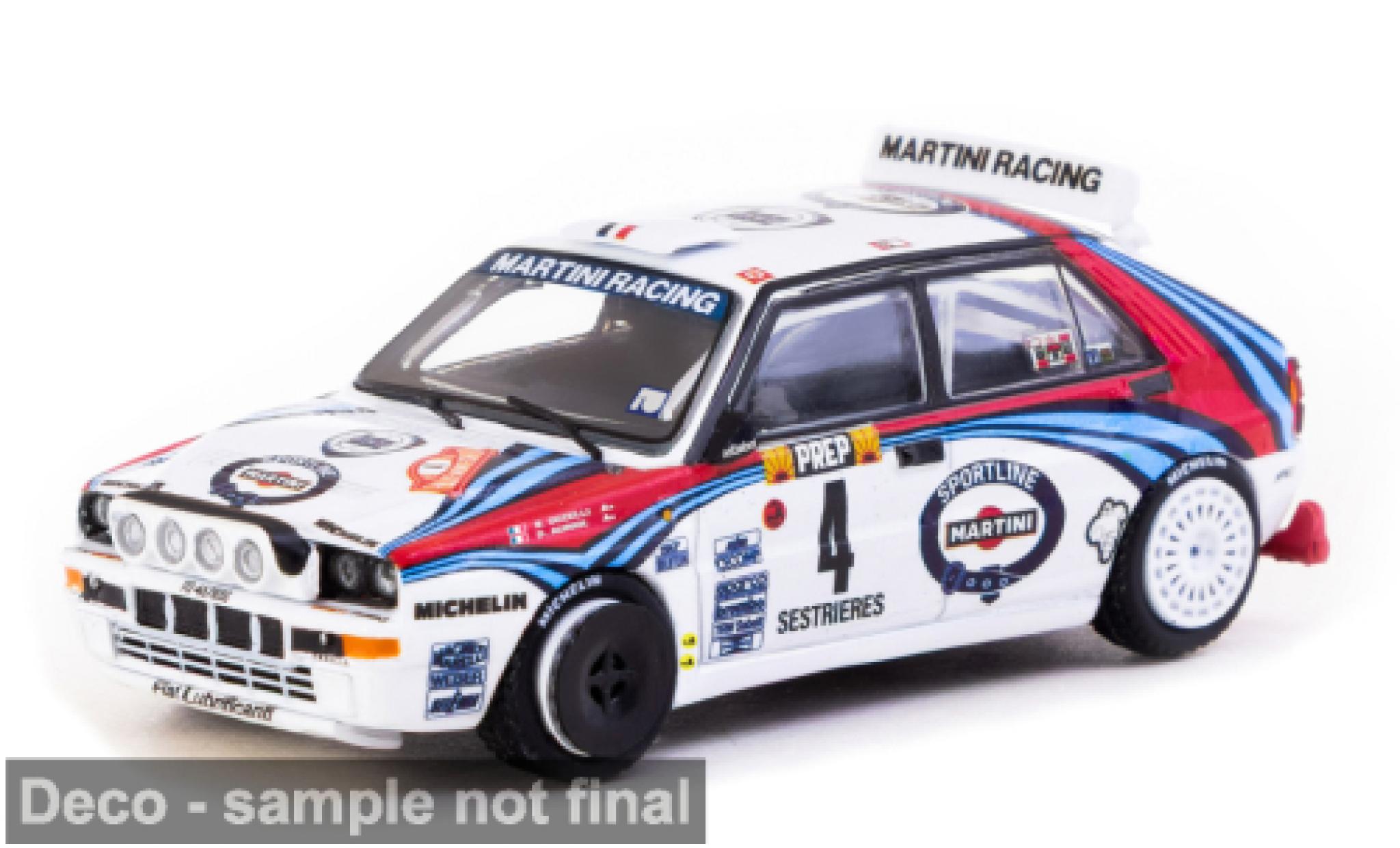 Lancia Delta Tarmac Works HF Integrale Rally Monte Carlo 1992 #4 1:64 Coche miniatura Lancia Delta Tarmac Works HF Integrale Rally Monte Carlo 1992 #4 1:64 coche miniatura