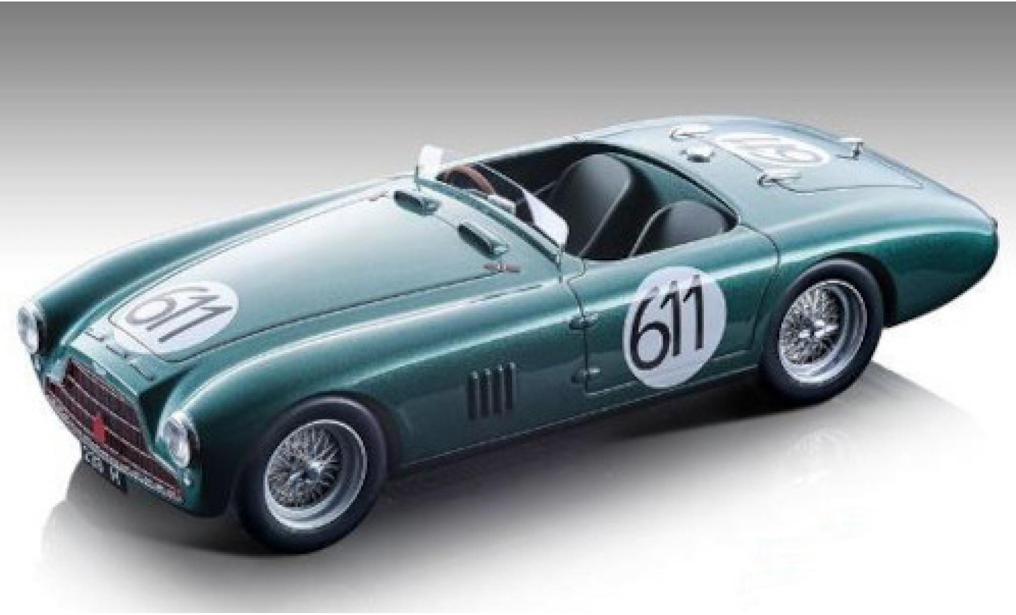 Aston Martin DB3 1/18 Tecnomodel /S RHD No.611 Mille Miglia 1953 R.Parnell/L.Klementaski Coche miniatura Aston Martin DB3 1/18 Tecnomodel /S RHD No.611 Mille Miglia 1953 R.Parnell/L.Klementaski coche miniatura