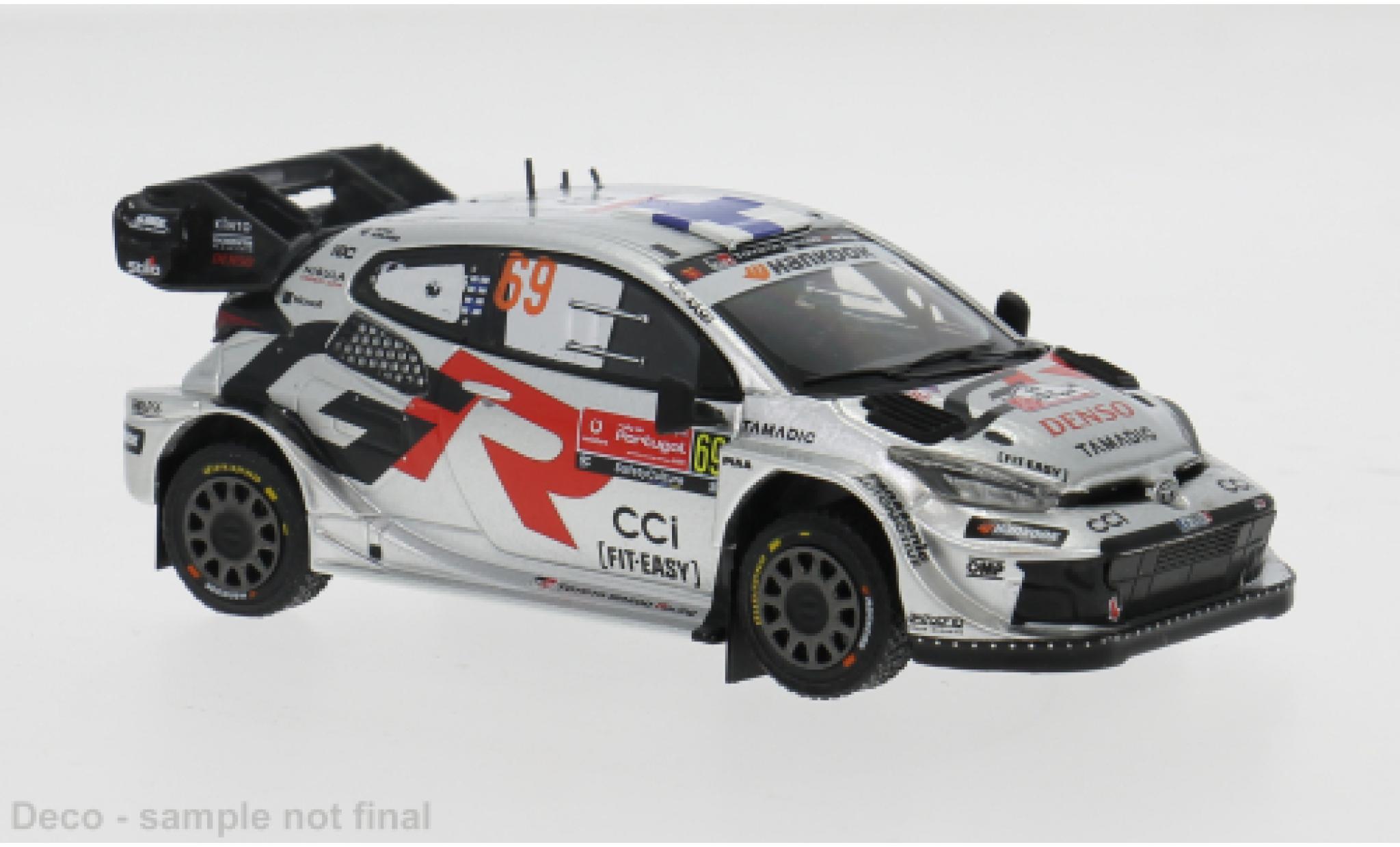 Toyota Yaris 1/43 IXO GR Rally1 Rally Portugal 2025 #69 K.Rovanper&auml;/J.Halttunen 1:43 coche miniatura
