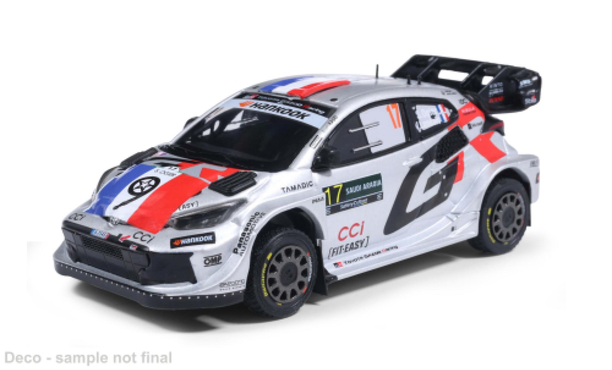Toyota Yaris 1/43 IXO GR Rally1 Rally Saudi Arabia 2025 #17 S.Ogier/V.Landais 1:43 coche miniatura