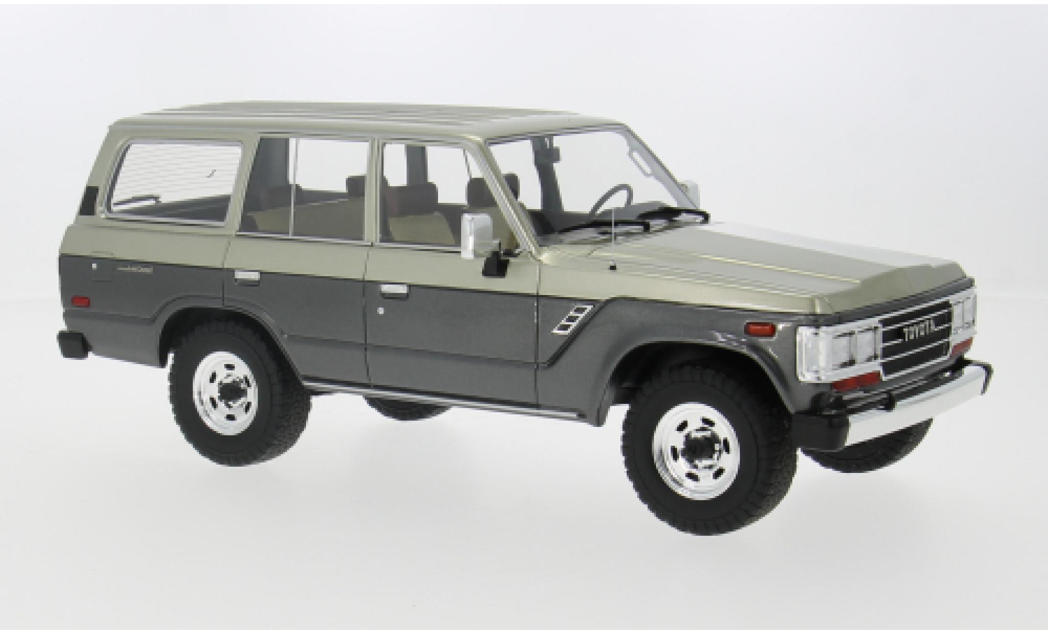 Toyota Land Cruiser 1/18 Lucky Step Models (J60) silber/grau 1987 1:18 coche miniatura