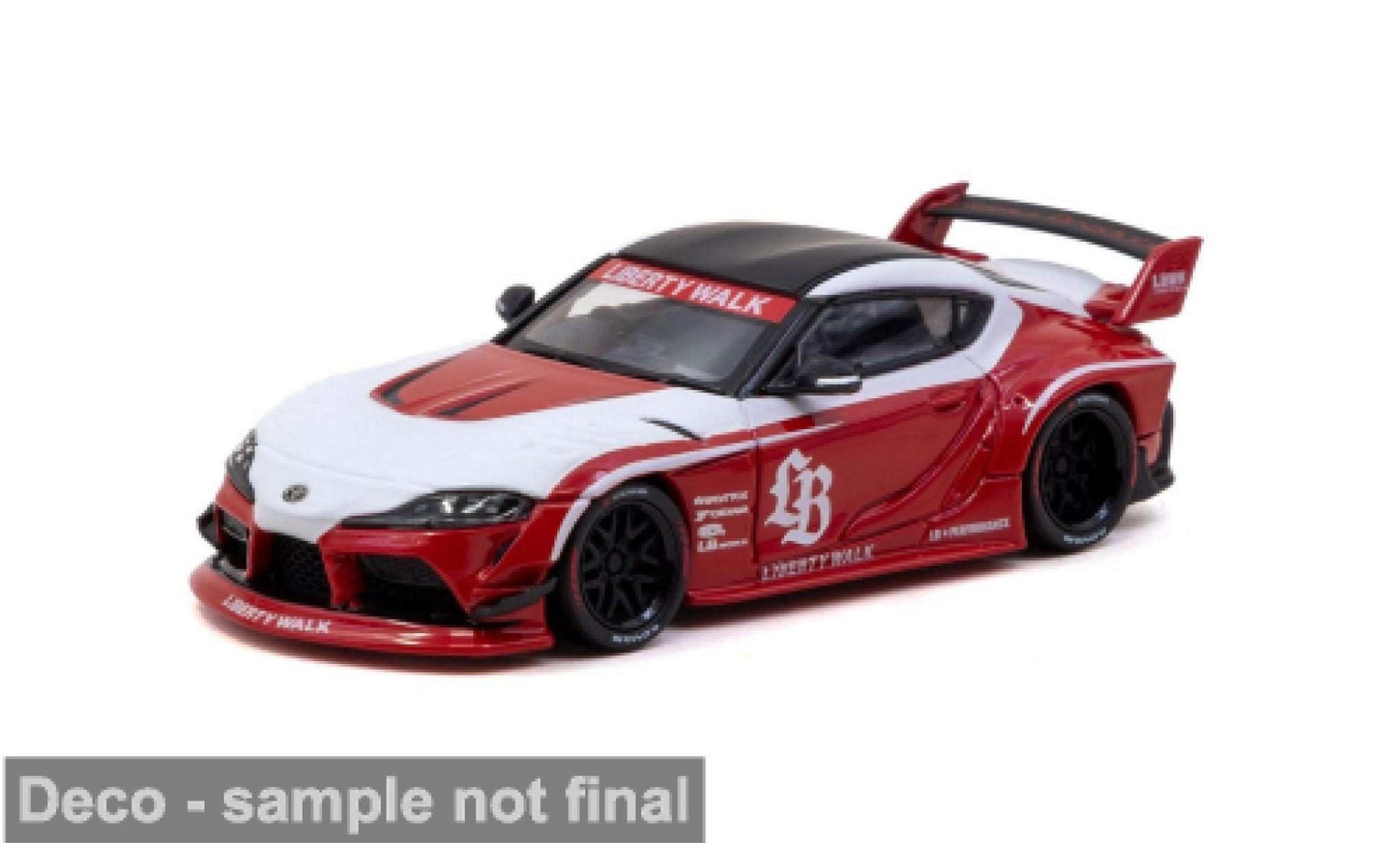 Toyota Supra 1/64 Tarmac Works SUPRA (A90) LB -WORKS rot 2025 1:64 coche miniatura