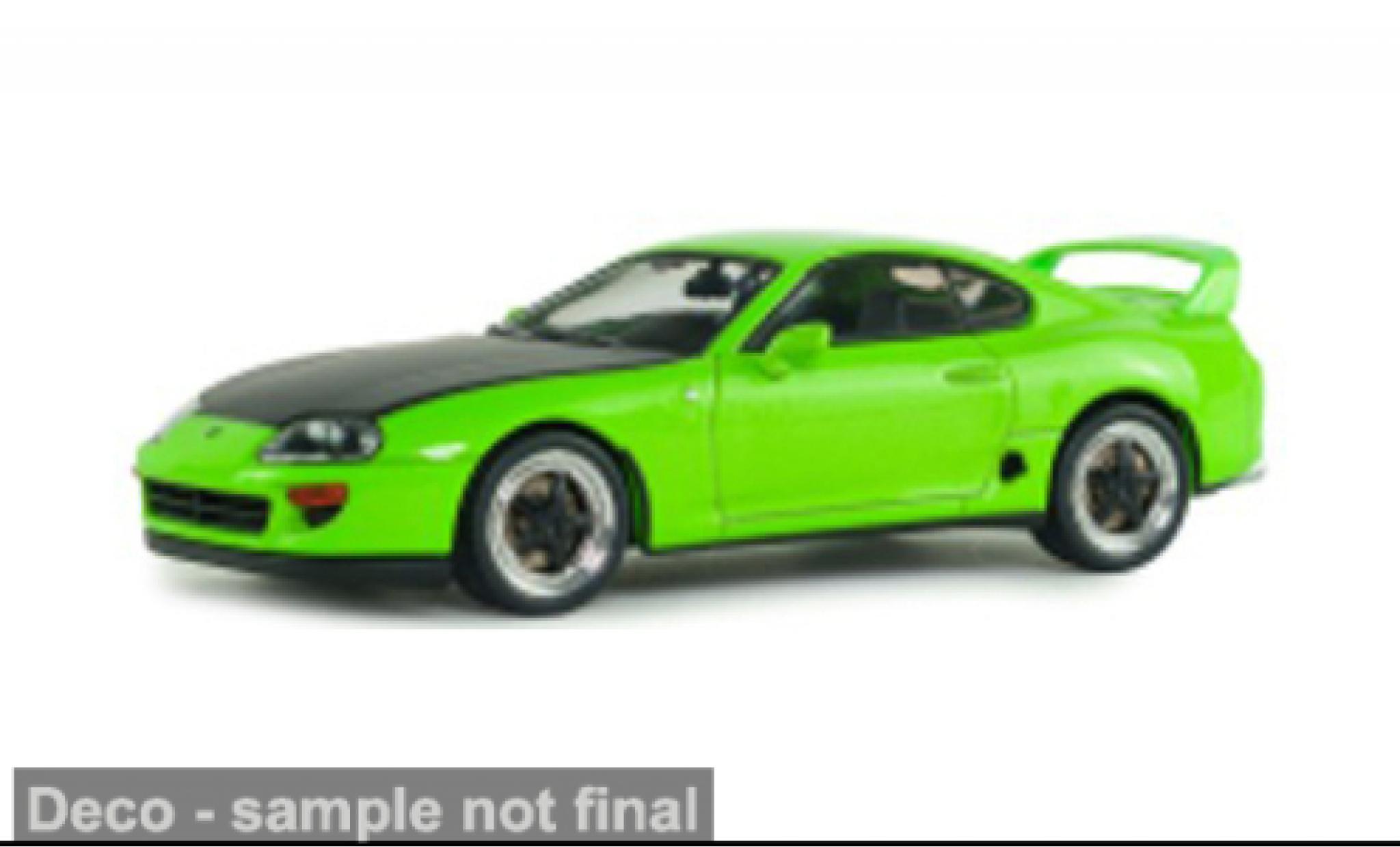 Toyota Supra 1/43 Solido MK4 gr&Atilde;&frac14;n/schwarz 2001 1:43 coche miniatura