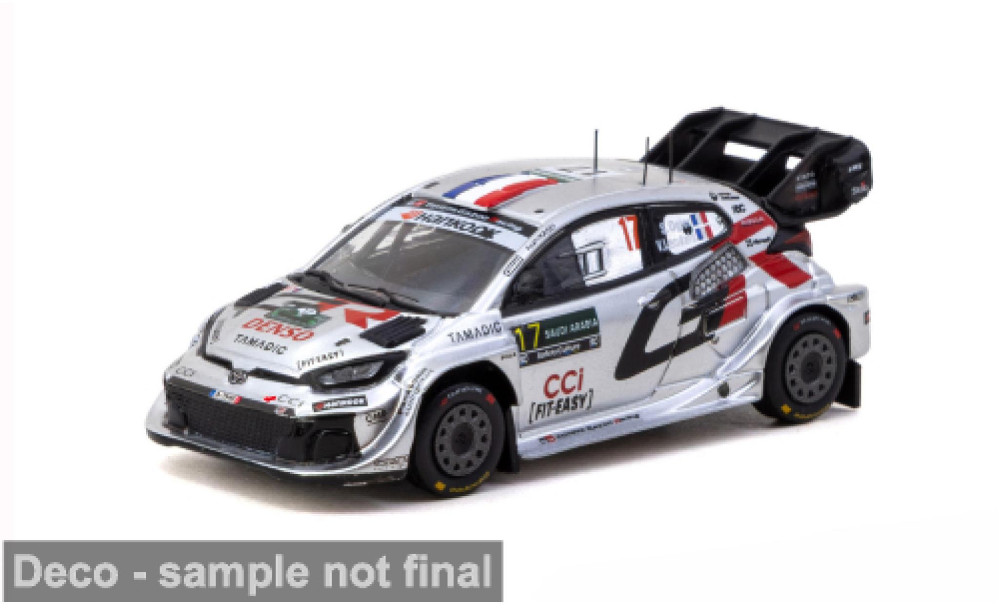 Toyota Yaris 1/64 Tarmac Works GR Rally 1 Rally Saudi Arabia 2025 #17 1:64 coche miniatura