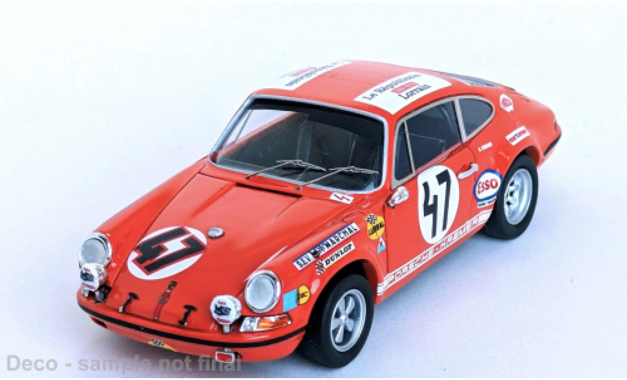 Porsche 911 1/43 Trofeu S 24h Le Mans 1970 Ecurie Luxembourg #47 1:43 coche miniatura