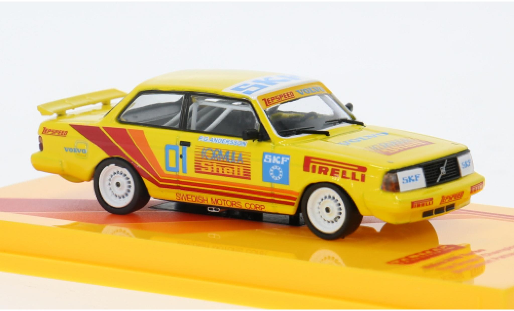 Volvo 240 1/64 Tarmac Works Turbo 1988 P-G.Andersson 1:64 coche miniatura