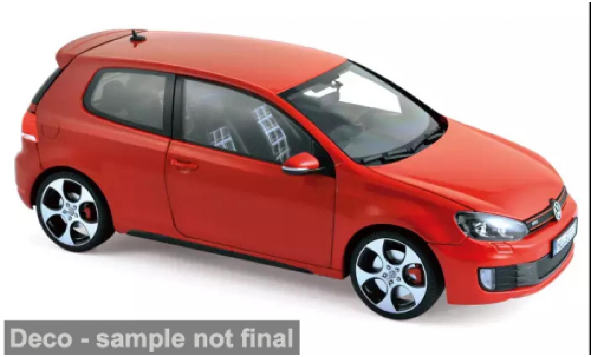 Volkswagen Golf 1/18 Norev GTI rojo 2009 1:18 coche miniatura