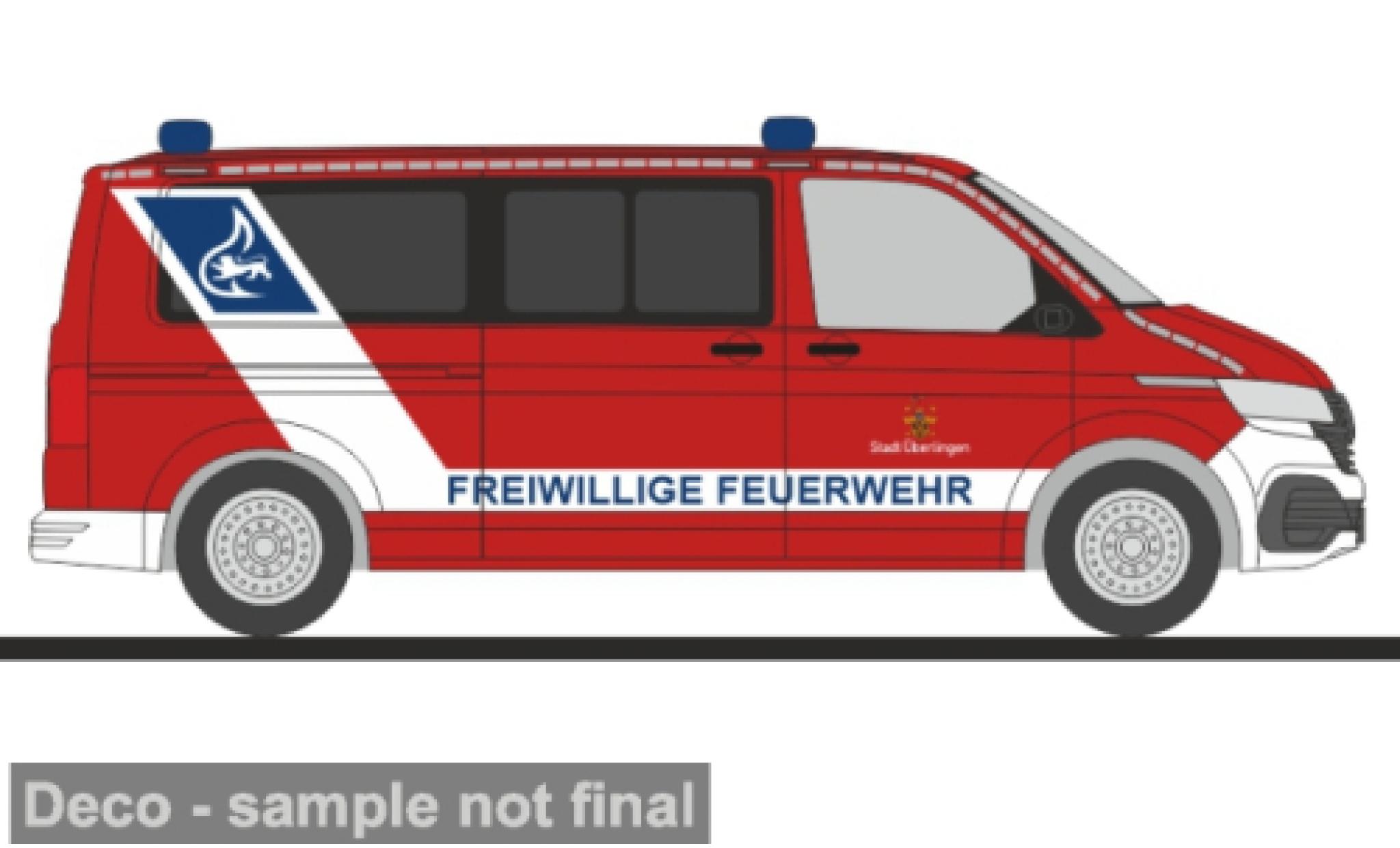 Volkswagen T6 1/87 Rietze .1 FW &Uuml;berlingen 1:87 coche miniatura