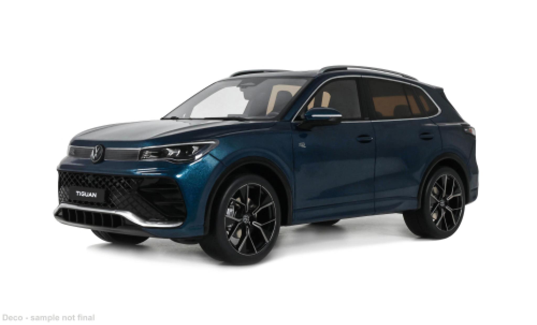 Volkswagen Tiguan 1/18 Ottomobile E TSI R-Line azul 2024 1:18 coche miniatura