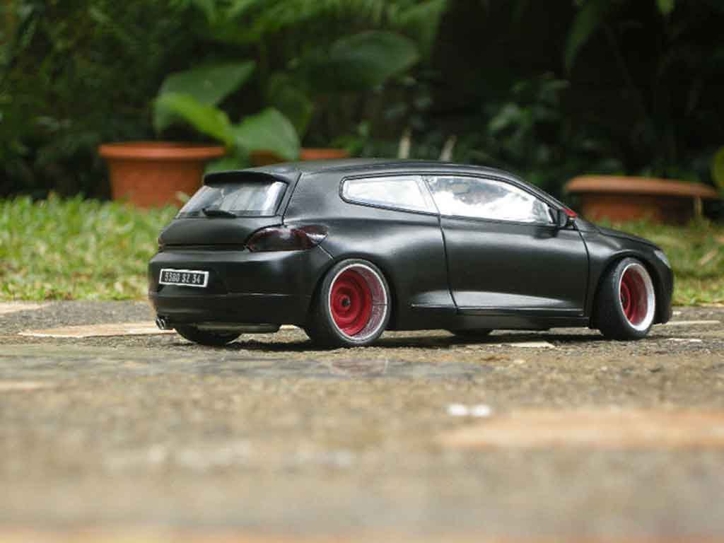 Volkswagen Scirocco 1/18 Norev 3 r negro german look
