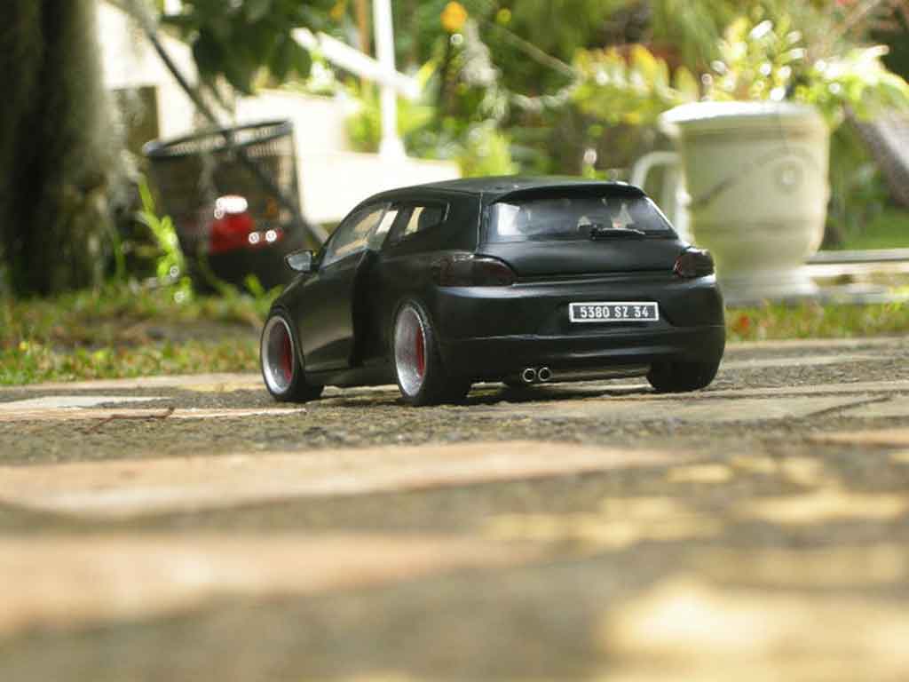 Volkswagen Scirocco 1/18 Norev 3 r negro german look