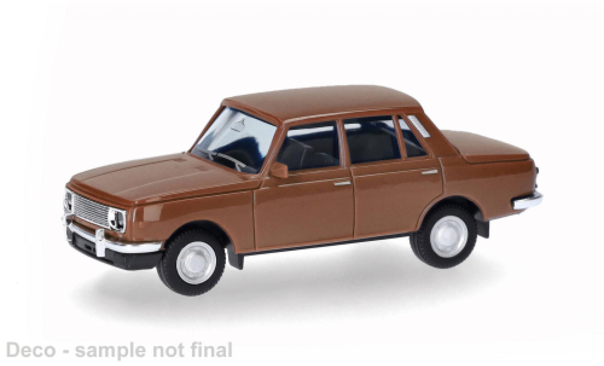 Wartburg 353 1/87 Herpa braun 1966 1:87 coche miniatura