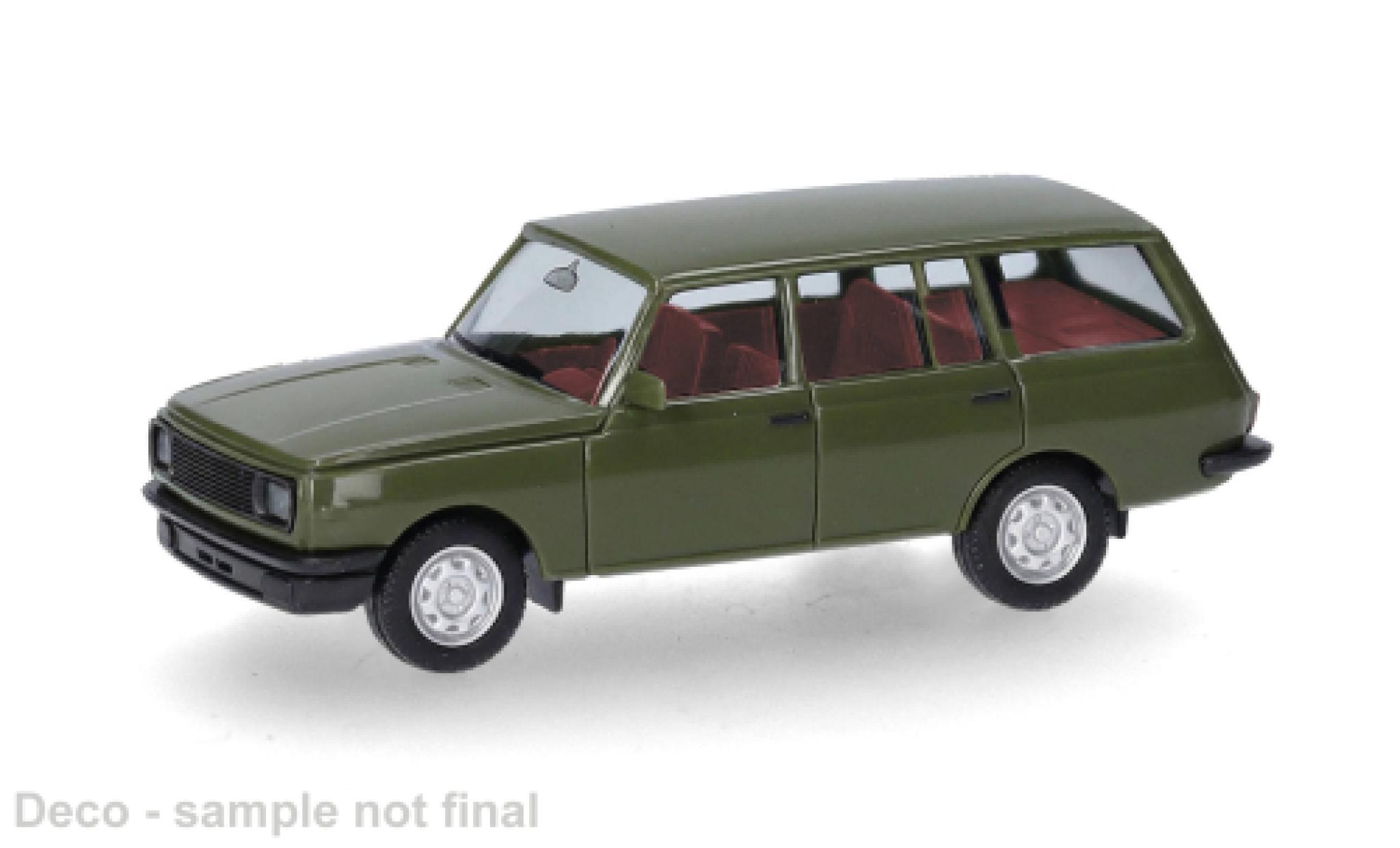 Wartburg 353 1/87 Herpa Tourist oliv 1984 1:87 coche miniatura