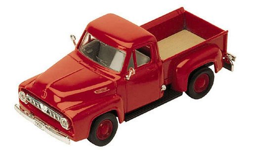 Ford F-100 Pickup 1/43 Yat Ming F 100 Pick Up rojo 1953 coche miniatura