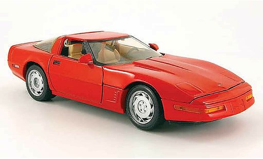 Chevrolet Corvette ZR1 1/18 Maisto coupe rojo coche miniatura