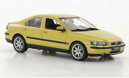 Volvo S60 Base 1/43 Minichamps gold coche miniatura