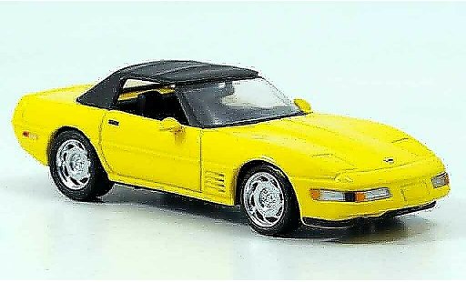 Chevrolet Corvette ZR1 1/43 Detail Cars Descapotable amarillo coche miniatura