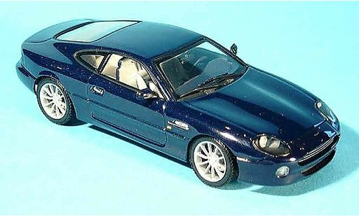 Aston Martin DB7 vantage 1/43 Autoart azul coche miniatura