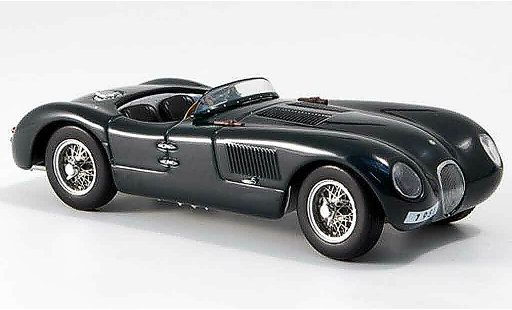 Jaguar C-Type Base 1/43 Autoart verde coche miniatura