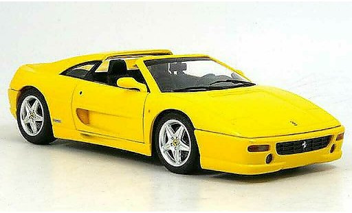 Ferrari F355 Berlinetta 1/18 Hot Wheels Berlina gts amarillo 1995 coche miniatura