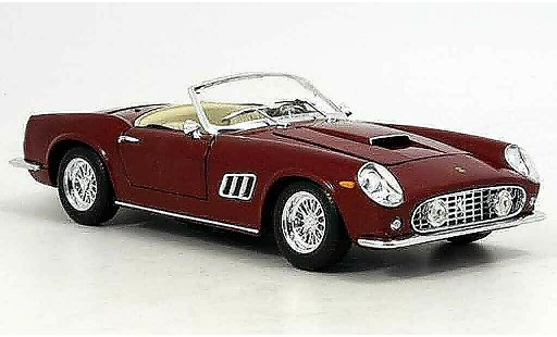 Ferrari 250 GT California 1/18 Hot Wheels rojo 1962 coche miniatura