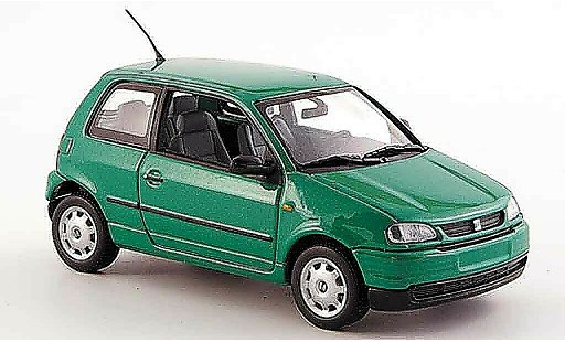 Seat Arosa Base 1/43 Minichamps verde 1997 coche miniatura