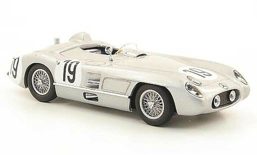 Mercedes 300 Base 1/43 Minichamps No.19 J.M. Fangio 24h Le Mans 1955 coche miniatura