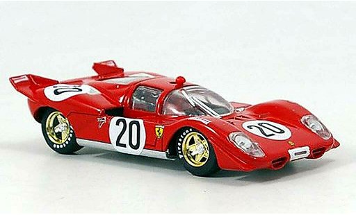 Ferrari 512 S 1/43 Brumm No.20 J. Ickx GP Belgien/Spa 1970 coche miniatura