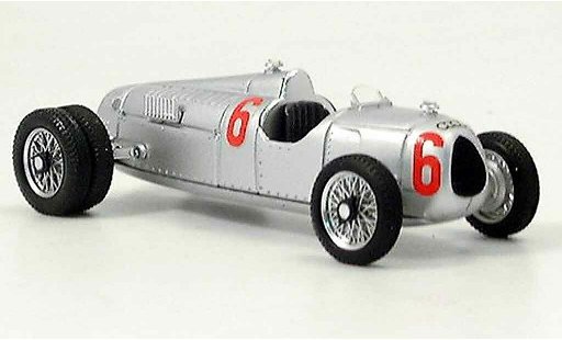 Auto Union Typ C course 1/43 Brumm 12 cil. Route gemellate 1936 coche miniatura