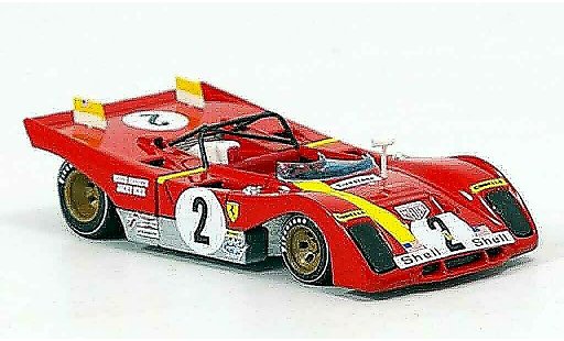 Ferrari 312 PB 1/43 Brumm no.2 ickx andretti 6 std. daytona 1972 coche miniatura