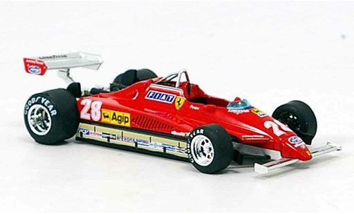 Ferrari 126 C2 1/43 Brumm no.28 d.pironi gp san marino coche miniatura