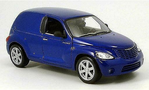 Chrysler PT Cruiser fourgon 1/18 Maisto panel azul coche miniatura