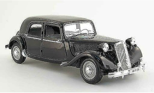 Citroen Traction 15 1/18 Maisto cv negro 1952 coche miniatura