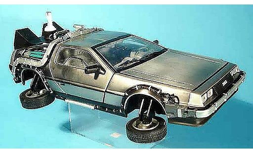 De Lorean futur II Time Machine 1/18 Sun Star dmc-12 retour vers le futur coche miniatura