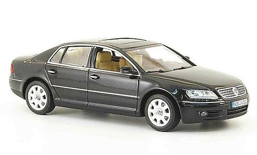 Volkswagen Phaeton Base 1/43 Minichamps negro 2002 coche miniatura