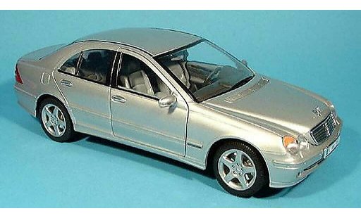 Mercedes Classe C Base 1/18 Welly gris 2001 coche miniatura