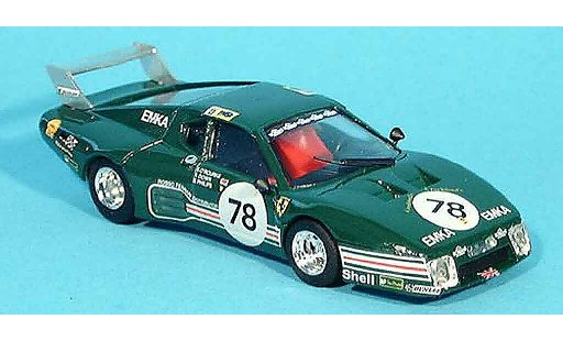 Ferrari 512 BB LM 1/43 Brumm no.78 scuderia emka le mans 1980 coche miniatura