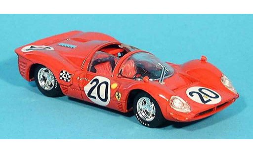 Ferrari 330 P4 1/43 Brumm spyder le mans chris amon 1967 coche miniatura