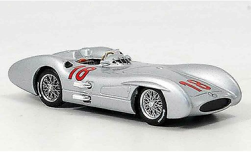 Mercedes W 196 Base 1/43 Brumm C No.18 J.M.Fangio GP Frankreich 1954 coche miniatura