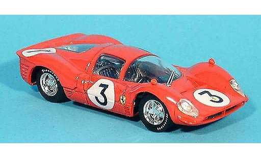 Ferrari 330 P4 1/43 Brumm no.3 l.bandini ganador 1000km monza 1967 coche miniatura