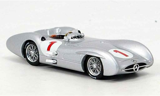 Mercedes W 196 Base 1/43 Brumm C No.1 J.M.Fangio GP Gran Breta&Atilde;&plusmn;a 1954 coche miniatura