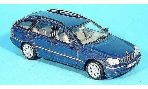 Mercedes Classe C T-Modell 1/43 Minichamps T Modell azul coche miniatura