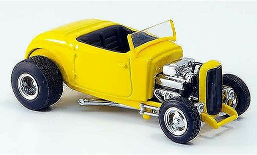 Ford 1932 Hot Rod 1/43 Eagle Street amarillo negroes Interieur coche miniatura