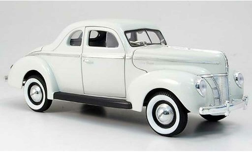 Ford Hot Rod 1940 1/18 Eagle de luxe coupe blanco coche miniatura