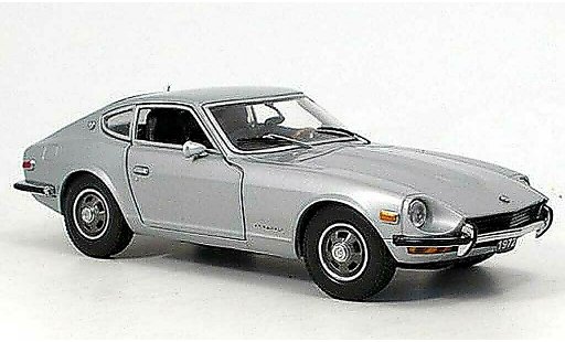 Datsun 240Z Coupe 1/18 Sun Star gris 1972 coche miniatura