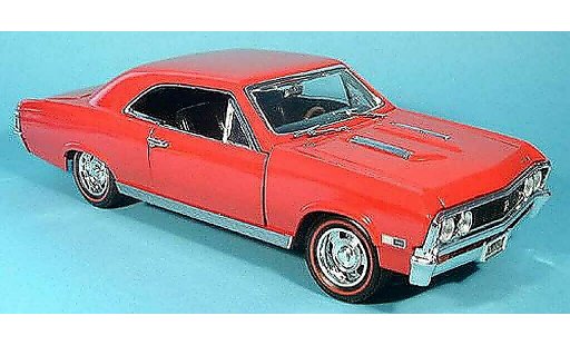 Chevrolet Chevelle SS 1/18 Motormax 1967 SS396 rojo coche miniatura